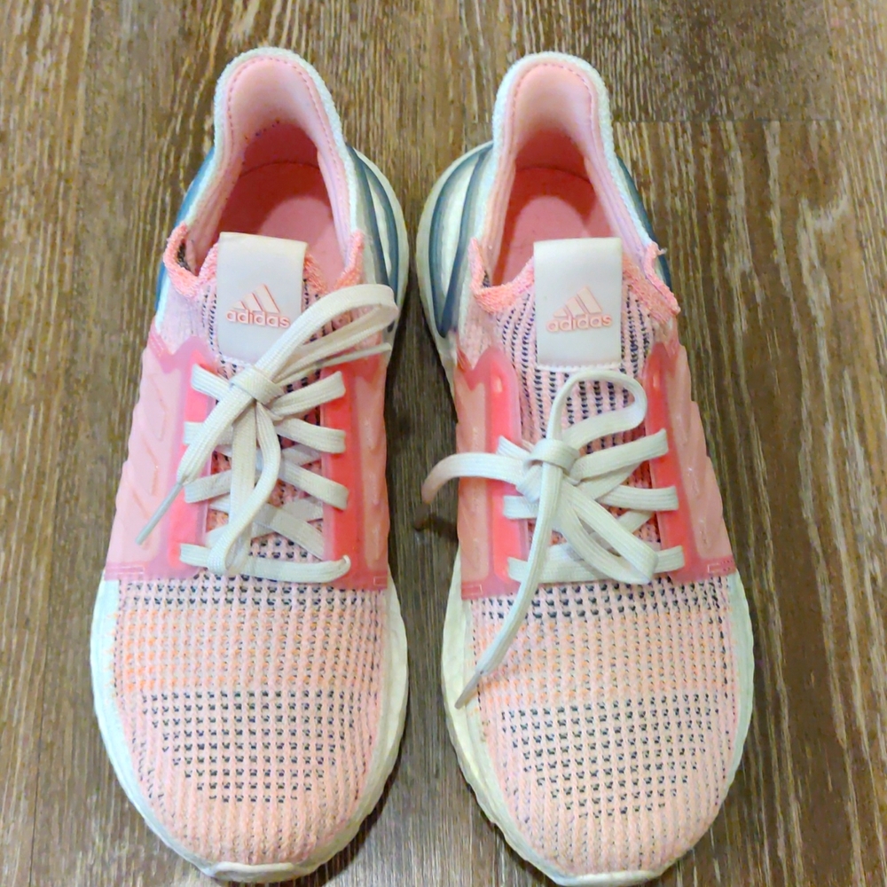 COPY - Adidas Ultra Boost Sneakers in pink and white color Size US 7 , 38 2/3
